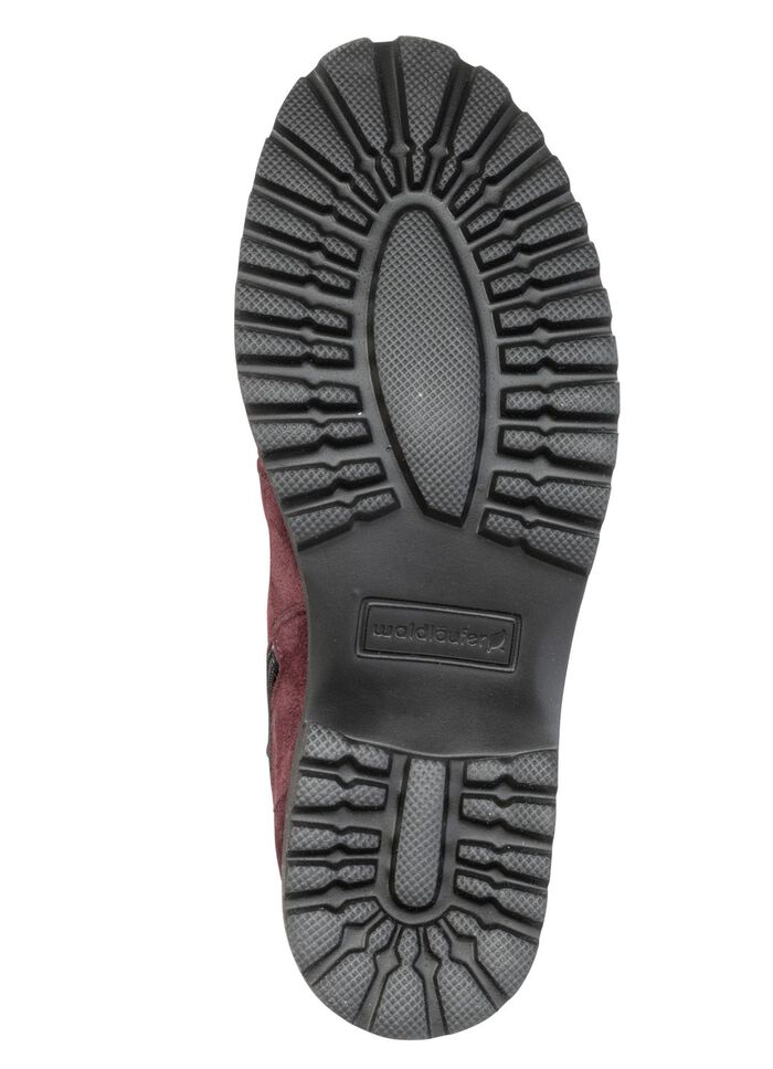 Waldl&auml;ufer, bequeme Damen-Stiefeletten, Winterschuhe, Weite H, mit herausnehmbarem Fu&szlig;bett BORDEAUX