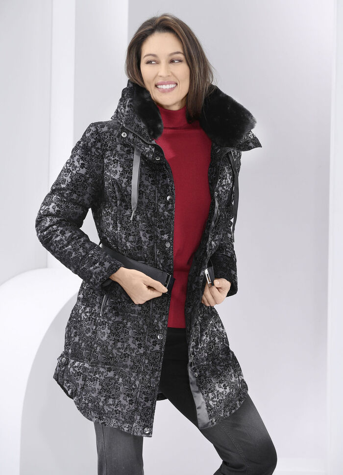 Jacke mit Gürtel 