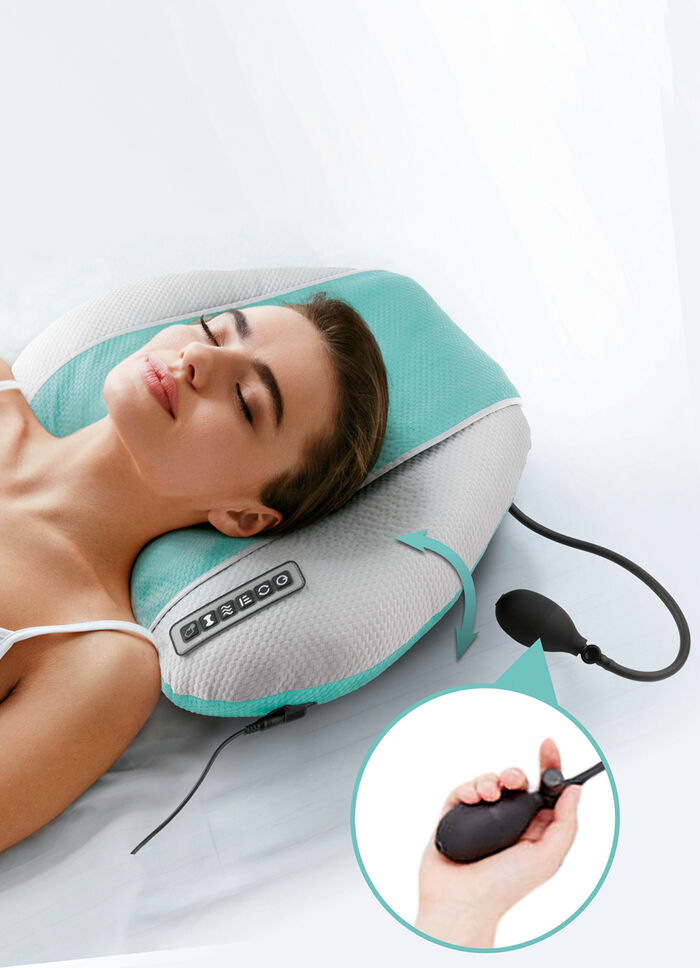 Shiatsu-Massagekissen mit Vibration und W&auml;rme 