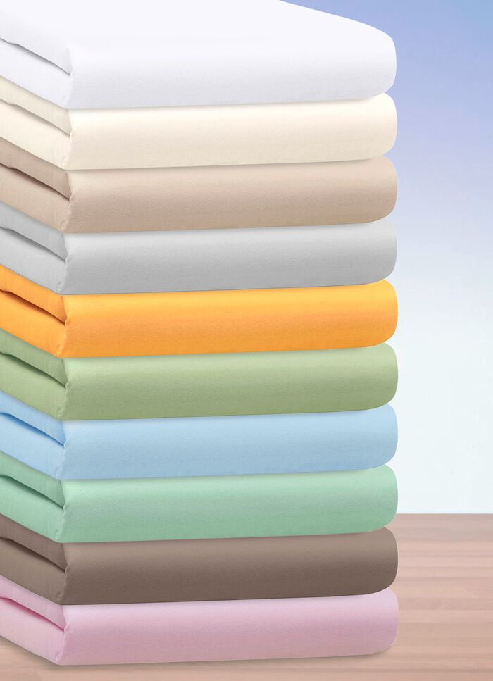 Hochwertige Elastic-Mako-Feinjersey-Spannbettt&uuml;cher 