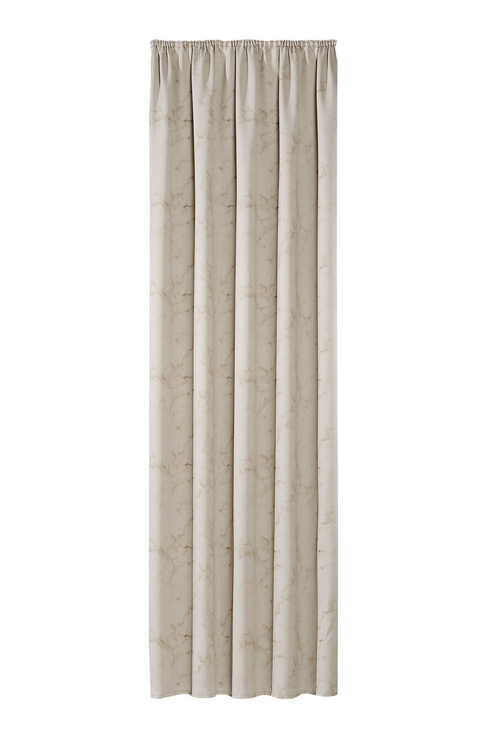Blickdichter Verdunkelungsschal mit Kräuselband BEIGE