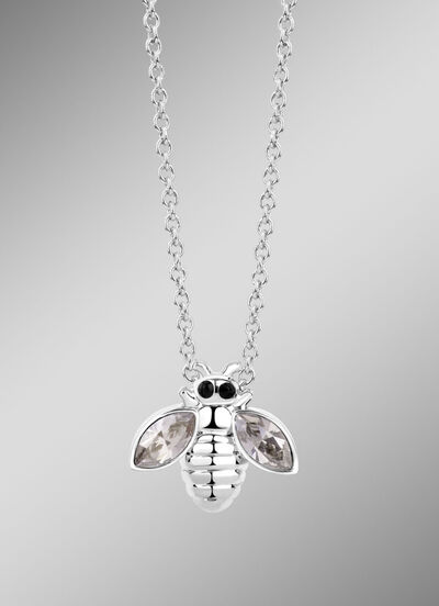 Halskette Biene mit Swarovski&reg;-Kristallen 