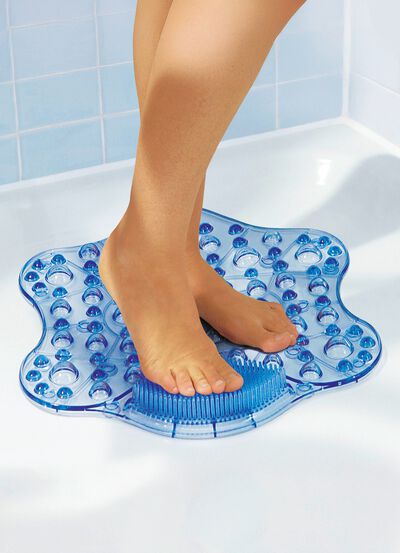 Massage-Duschmatte mit Saugn&auml;pfen 