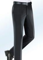 «Klaus Modelle»-Dehnbundhose mit Gürtel in 4 Farben ANTHRAZIT MELIERT