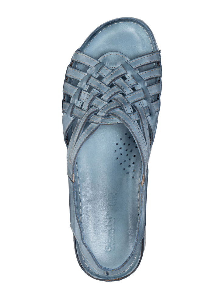 Gemini, schicke Damen-Sandalen, Weite G, mit Gummizug JEANS