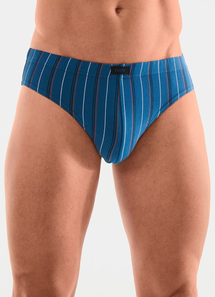 Sechserpack Slips mit Streifendessin 