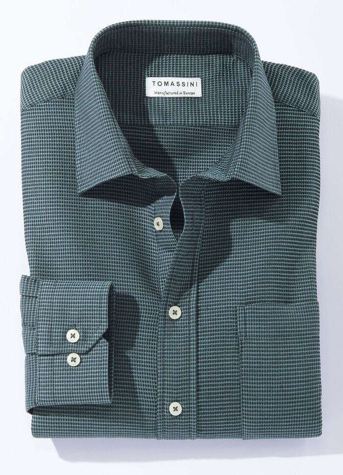 Hemd in 4 Farben mit Brusttasche PETROL