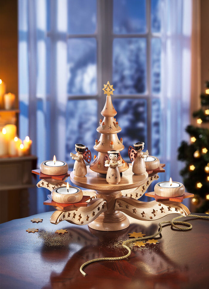 «ZEIDLER» Adventsleuchter aus dem Erzgebirge 