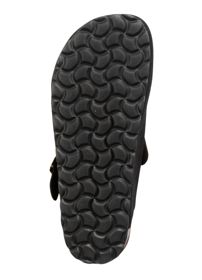 ELENA EDEN Clog mit verstellbarer Schnalle SCHWARZ