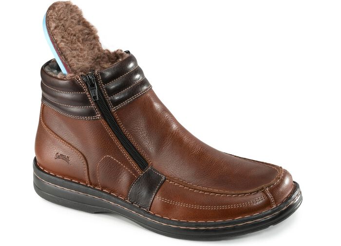 GINO GALANTE, gef&uuml;tterte Herren-Boots, Winterschuhe, mit herausnehmbarem Fussbett 