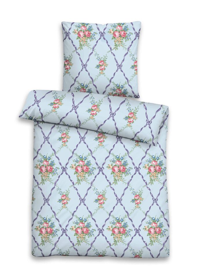Bettw&auml;sche-Garnitur in kuschelweicher Qualit&auml;t BLAU