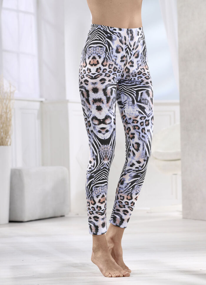 Leggings mit Raubtierdessin 