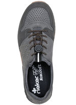 Rieker Sneaker mit herausnehmbarer MemoSoft-Textileinlage GRAU