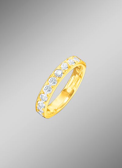 Memoire-Ring mit Brillanten 