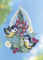 Fensterbild &laquo;Blaumeisen&raquo; 