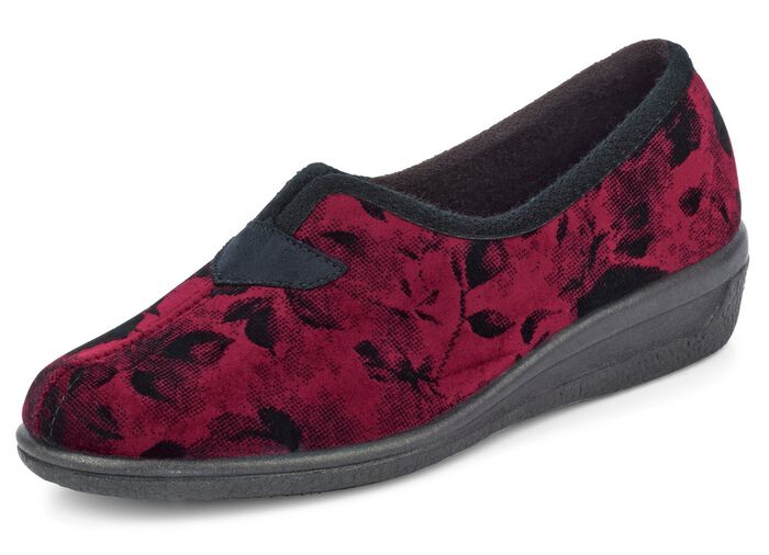 Klassische Damen-Hausschuhe, Weite H, mit anatomisch geformtem Fussbett 