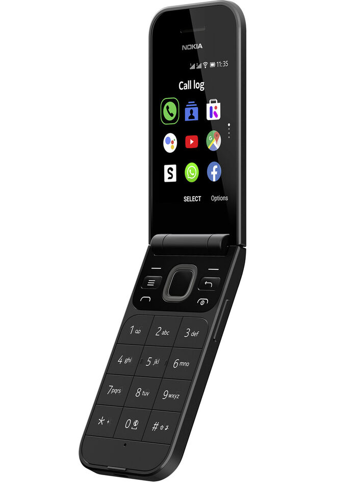 Nokia 2720 Flip Grosstasten-Klapphandy SCHWARZ