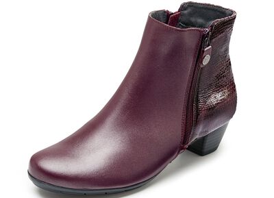 ELENA EDEN, elegante Damen-Stiefeletten, Weite G, mit herausnehmbarem Fussbett 