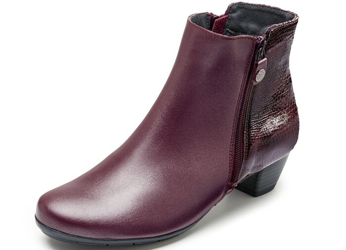 ELENA EDEN, elegante Damen-Stiefeletten, Weite G, mit herausnehmbarem Fussbett 