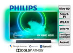 Philips 4K-Ultra-HD-Ambilight-LED-Fernseher mit integriertem Soundsystem 