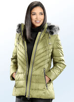 Jacke mit abnehmbarer Kapuze, 