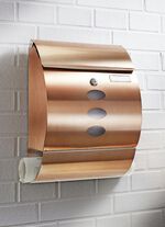 Abschliessbarer Edelstahl-Briefkasten 