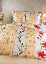 Bettw&auml;sche-Garnitur mit Reissverschluss 