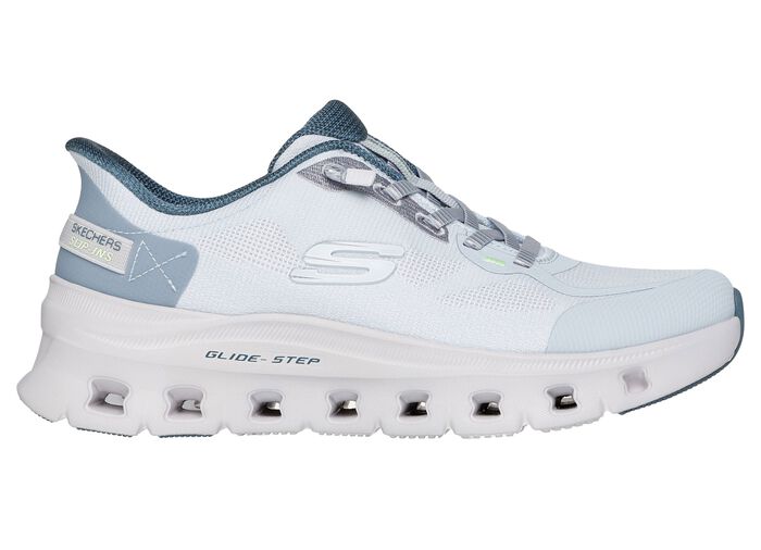 SKECHERS, sportliche Damen-Sneaker, mit Slip-Ins Fersenplatte 