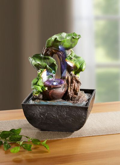 Zimmerbrunnen mit Beleuchtung 