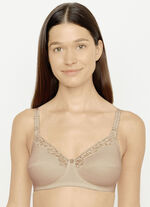 Susa BH aus hautsympathischer Baumwolle mit dekorativer Stickerei am Décolleté PUDER