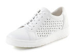 Waldläufer, sommerliche Damen-Sneaker, Weite H, mit herausnehmbarem Fussbett WEISS