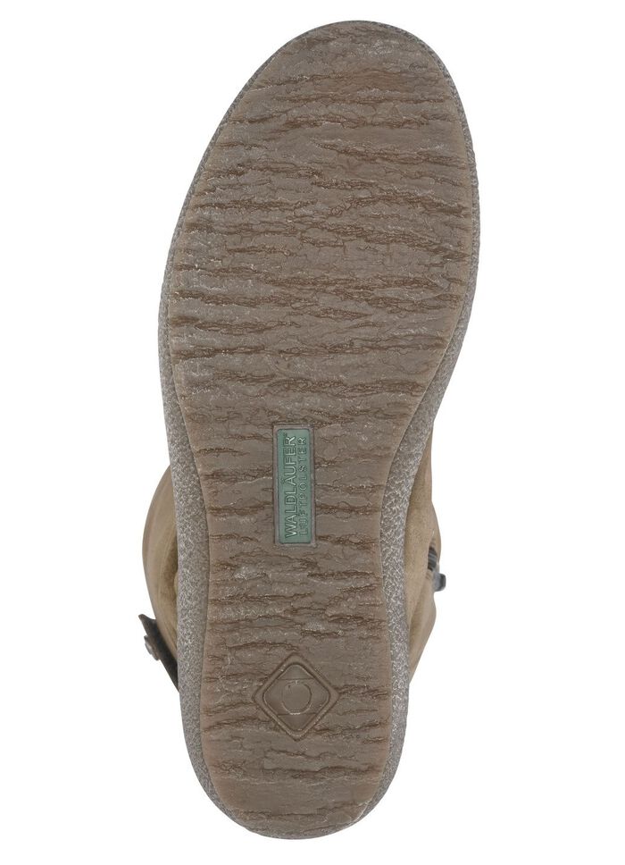 Waldl&auml;ufer, gef&uuml;tterte Damen-Stiefel, Winterschuhe, Weite H, mit Lammfell COGNAC
