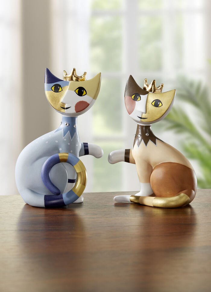 Katze mit Krone von Rosina Wachtmeister BUNT