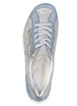 Remonte, bequeme Damen-Sneaker, Weite G, mit herausnehmbarem Fussbett HELLBLAU-SILBER