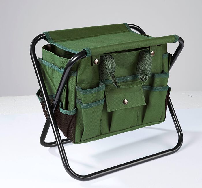 Gartenhocker mit Tasche 