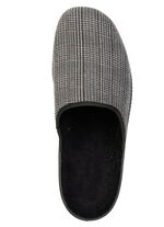 Klassiche Herren-Hausschuhe, mit anatomisch geformtem Fussbett GRAU