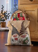 Gobelin-Tasche mit Wichtel-Motiv 