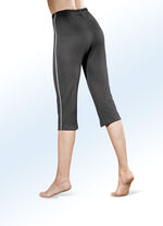 Caprihose mit Dehnbund rundum ANTHRAZIT