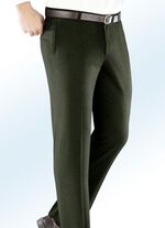 «Klaus Modelle»-Unterbauchhose aus Flanell in 2 Farben OLIV