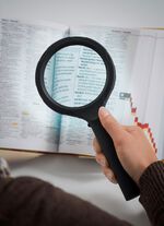 Extra gro&szlig;e Lupe mit LED-Licht 