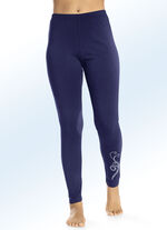 Zweierpack Leggings mit bequemem Dehnbund, 