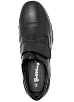 Leichte Herren-Slipper, mit herausnehmbarem Fussbett SCHWARZ