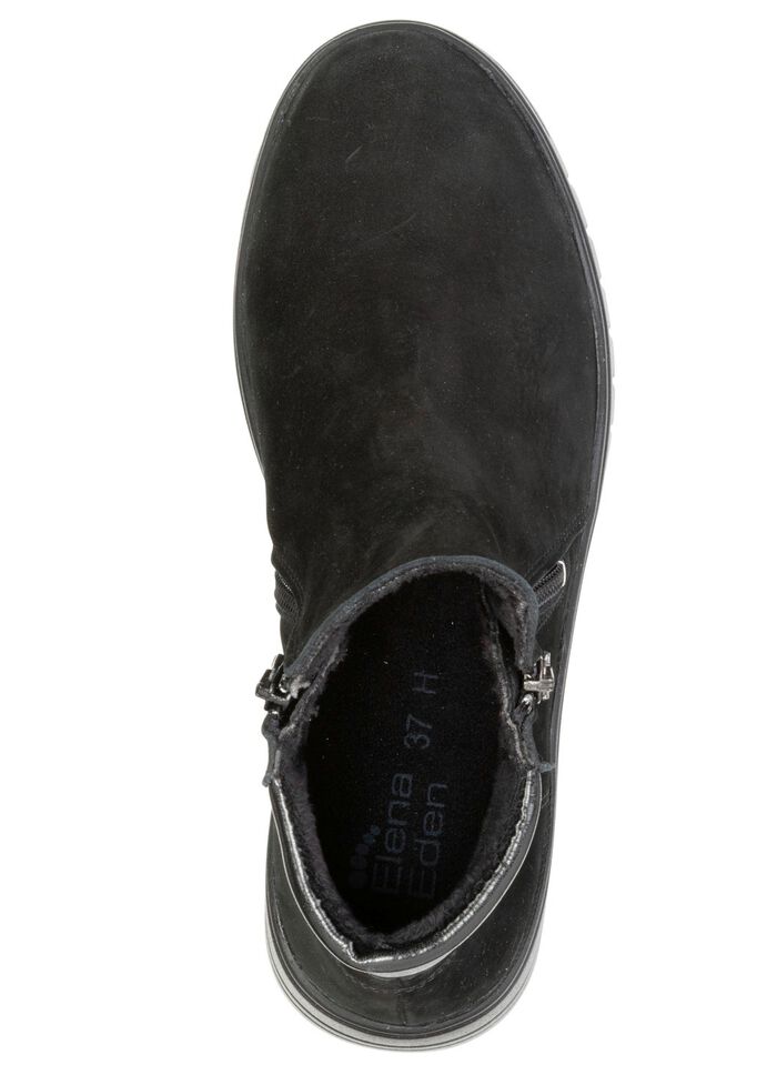 ELENA EDEN, gef&uuml;tterte Damen-Stiefeletten, Winterschuhe, Weite H, mit herausnehmbarem Fu&szlig;bett 