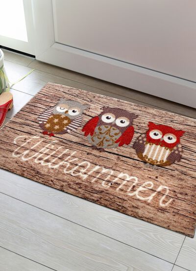 Fussmatte mit rutschhemmend beschichteter R&uuml;ckseite 