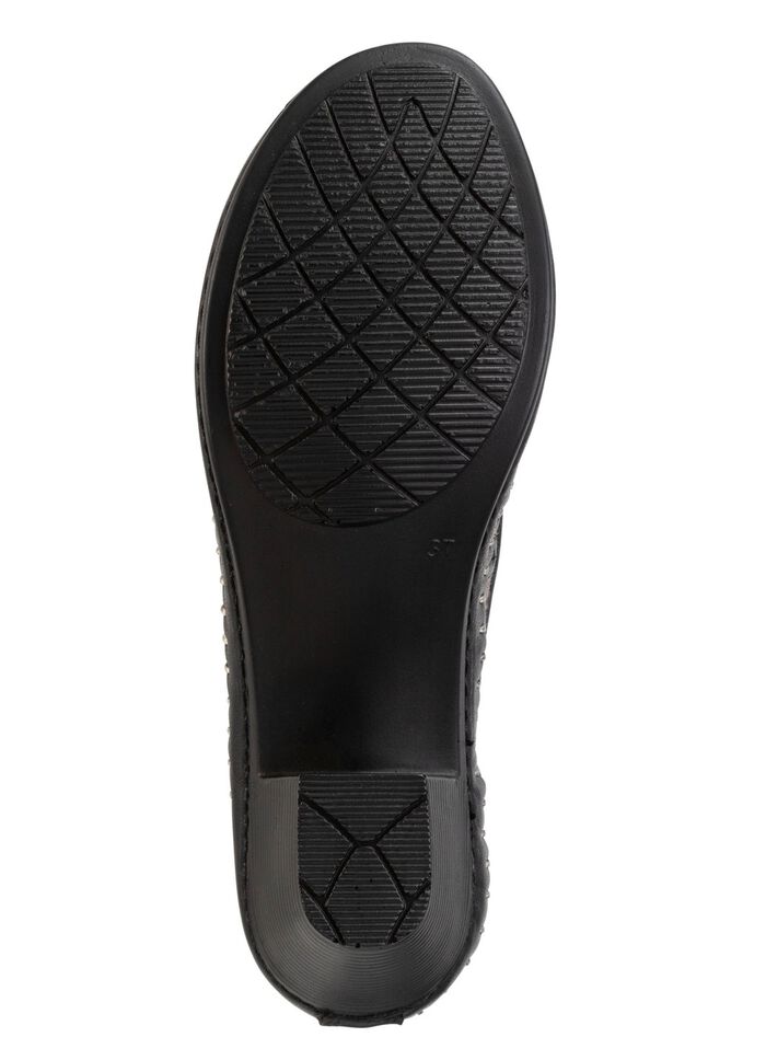 Gemini, modische Damen-Pumps, Weite G, aus Leder SCHWARZ-BRAUN