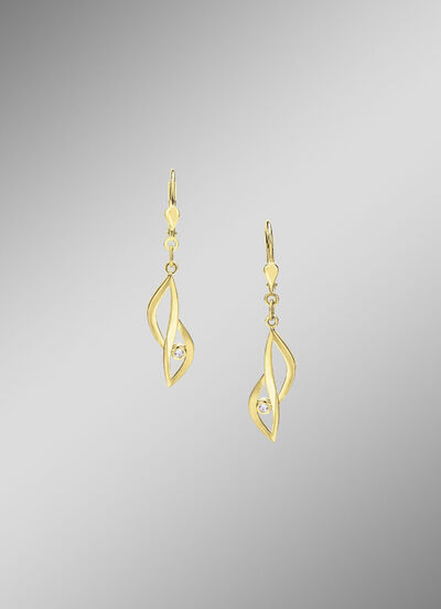 Ohrringe mit Zirkonia  Ohrringe mit Zirkonia