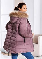 Funktions-Longjacke mit abnehmbarer Kapuze 