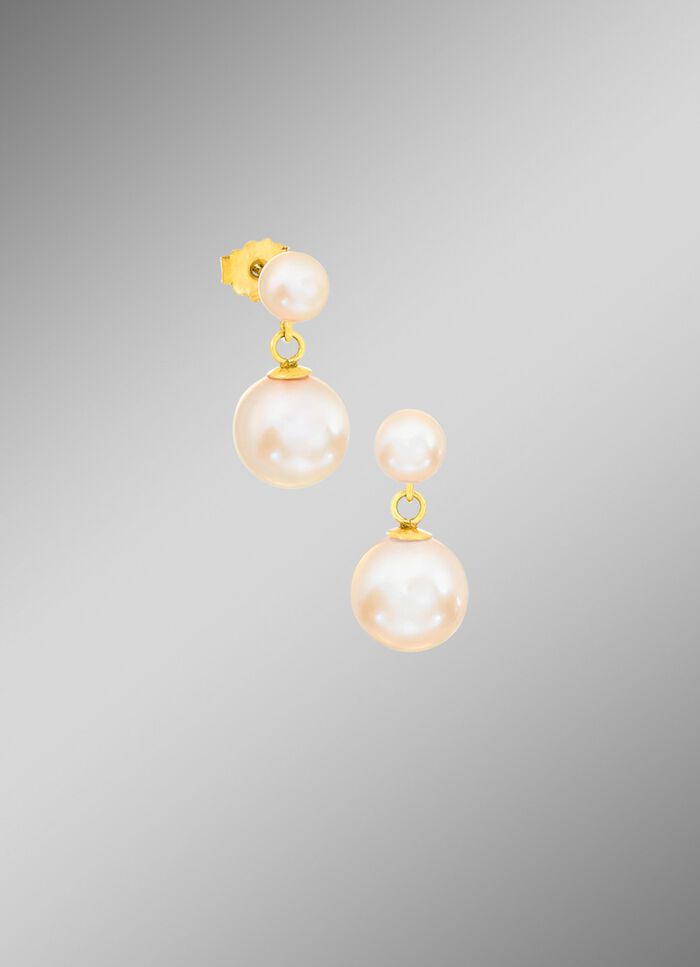 Ohrstecker mit S&uuml;sswasser-Zuchtperlen 