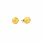 Facettierte Ohrstecker aus Gold 