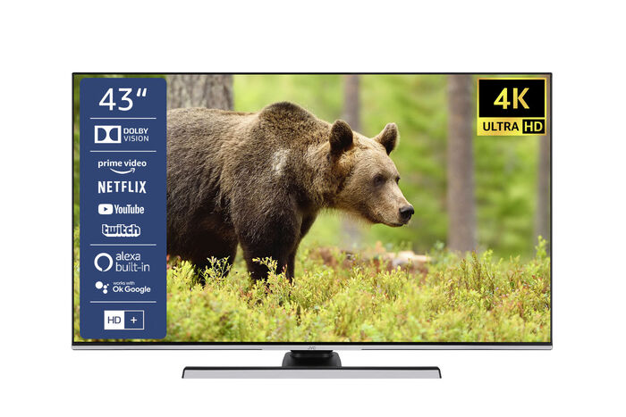 LED-Fernseher mit 4K-Ultra-HD-Auflösung 